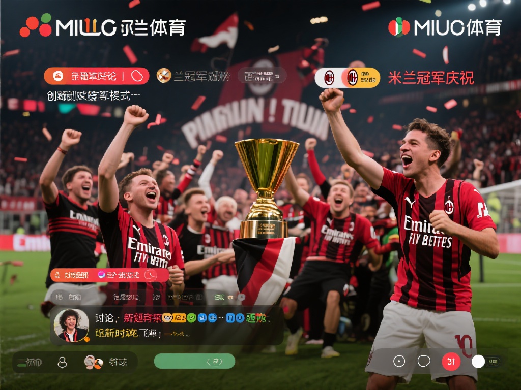 咪咕体育呈现米兰冠军庆祝,荣耀与激情完美交融 (咪咕体育独家呈现米兰冠军庆祝,荣耀激情燃爆全场!) 此外,咪咕体育还提供了互动功能,用户可以在直播过程